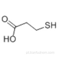 Ácido 3-Mercaptopropionic CAS 107-96-0